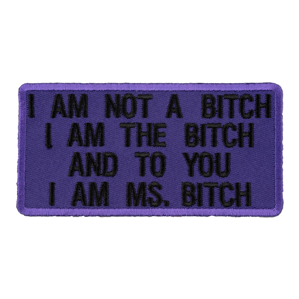 To You I Am Ms. Bitch Patch, Ladies Patches — product image