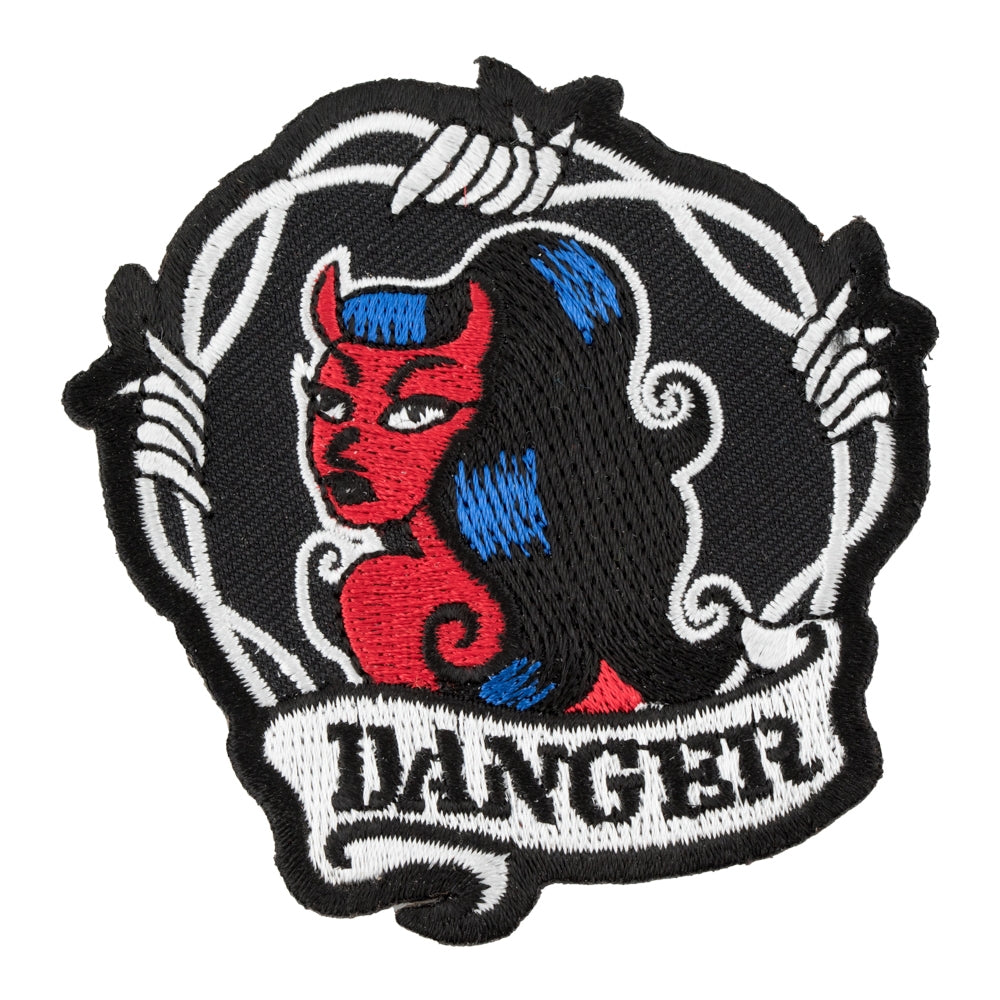 Danger Sexy Devil Girl Patch, Ladies Patches — product image
