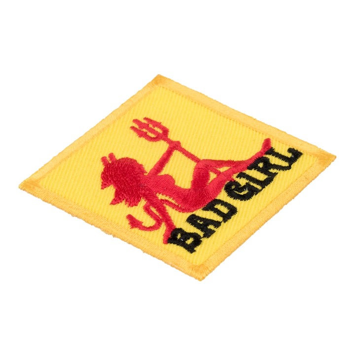 Bad Girl Red &amp; Yellow Devil Patch, Ladies Patches — detail view 1
