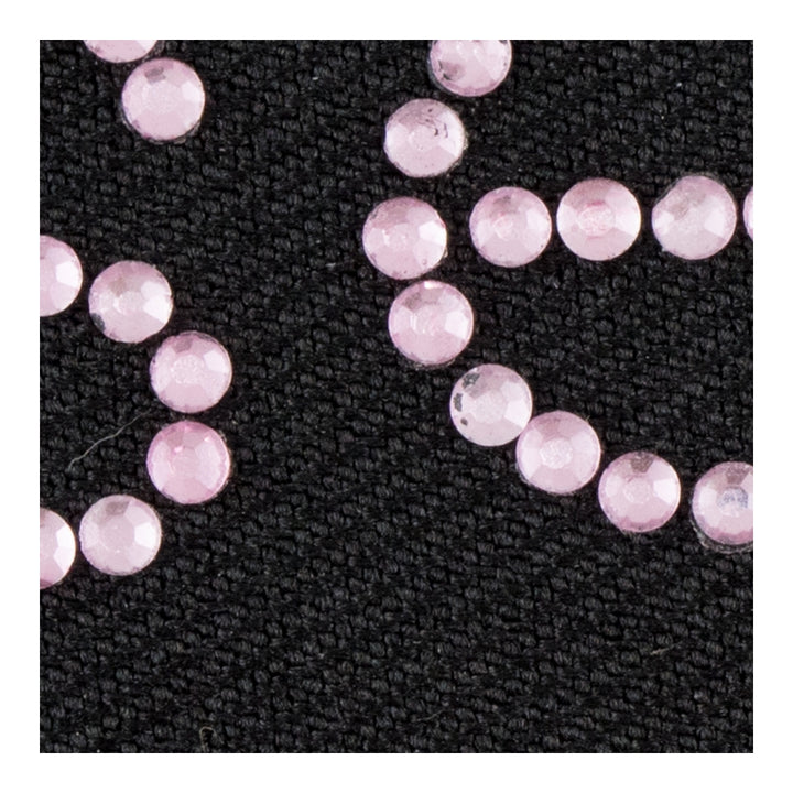 Sexy Pink &amp; Black Rhinestone Patch, Ladies Bling Patches — detail view 1