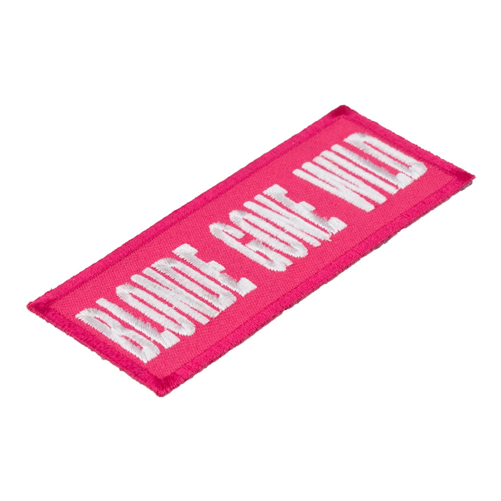 Blonde Gone Wild Pink & White Patch, Ladies Patches — detail view 1