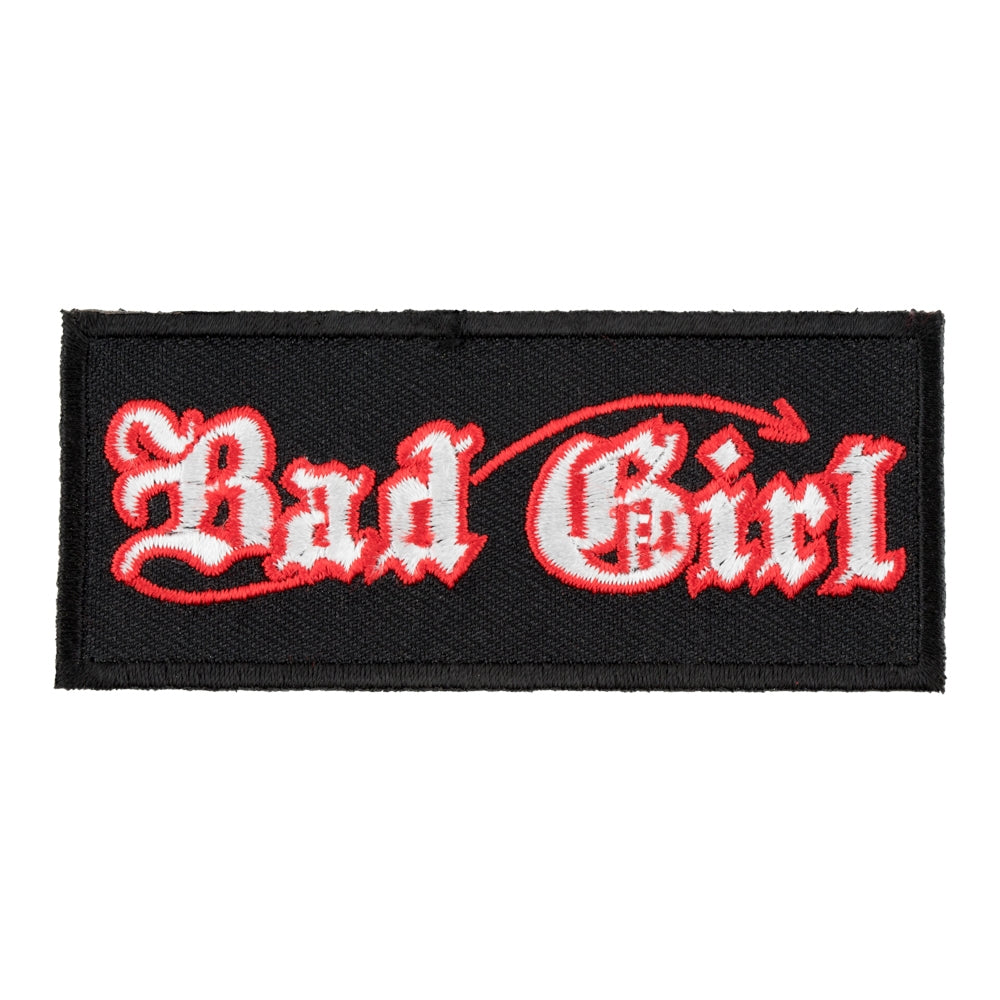 Bad Girl Devil Old English Patch, Ladies Devil Patches — product image