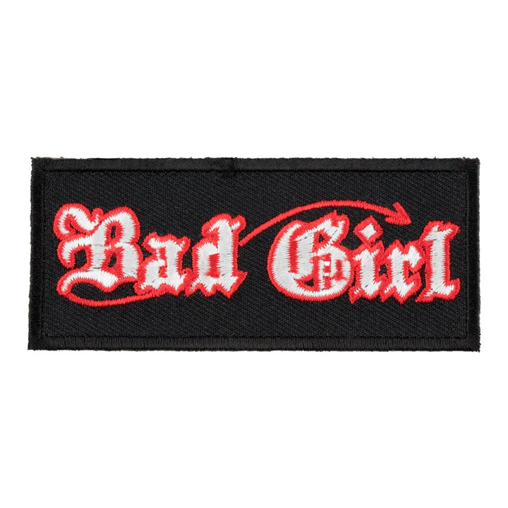 Bad Girl Devil Old English Patch, Ladies Devil Patches — product image