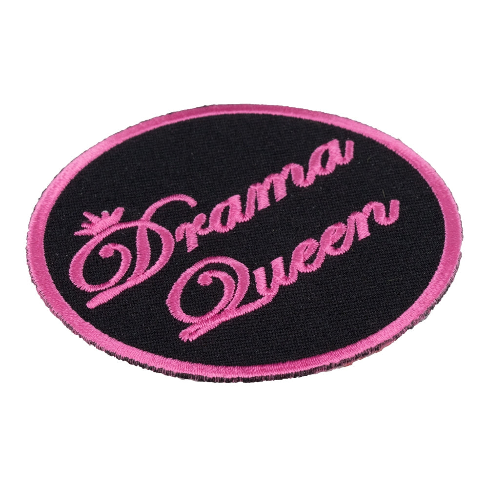 Drama Queen Pink & Black Patch, Ladies Patches — detail view 1