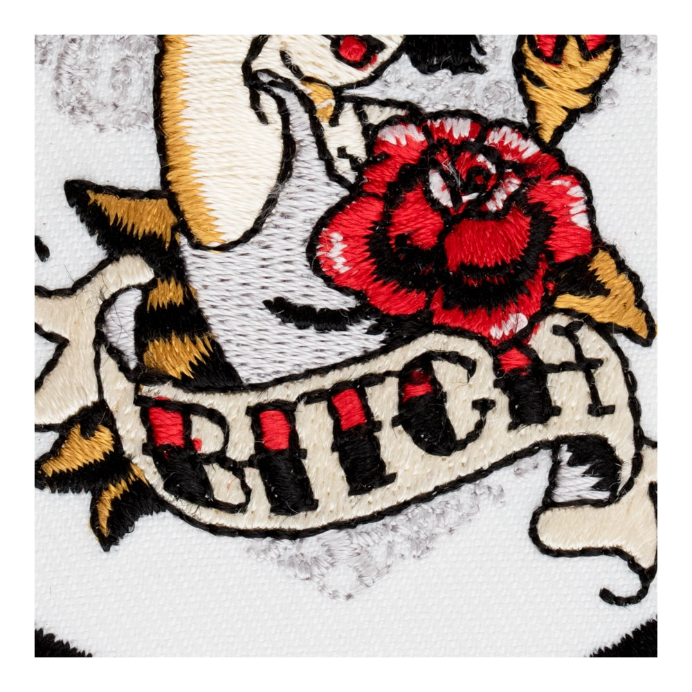 Miss Bitch Pin Up Girl Patch, Ladies Patches — detail view 1