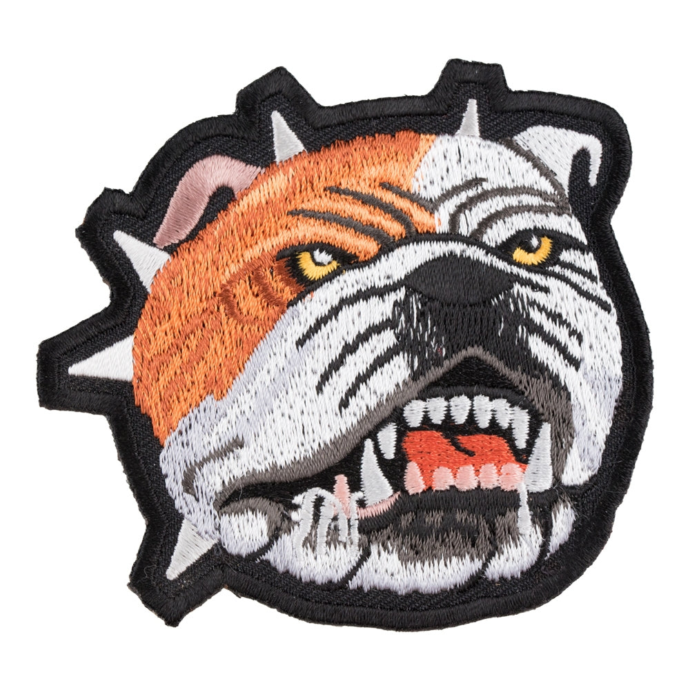Bull Dog Growling & Snarling Patch, Animal Back Patches — product image