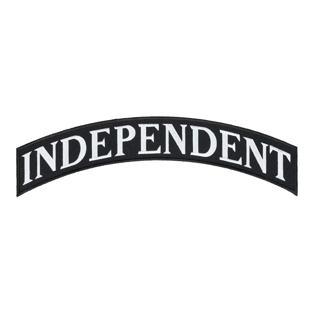 Independent Black & White Rocker Patch, Large Size — product image