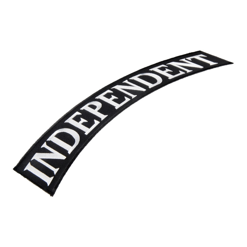 Independent Black & White Rocker Patch, Large Size — detail view 1