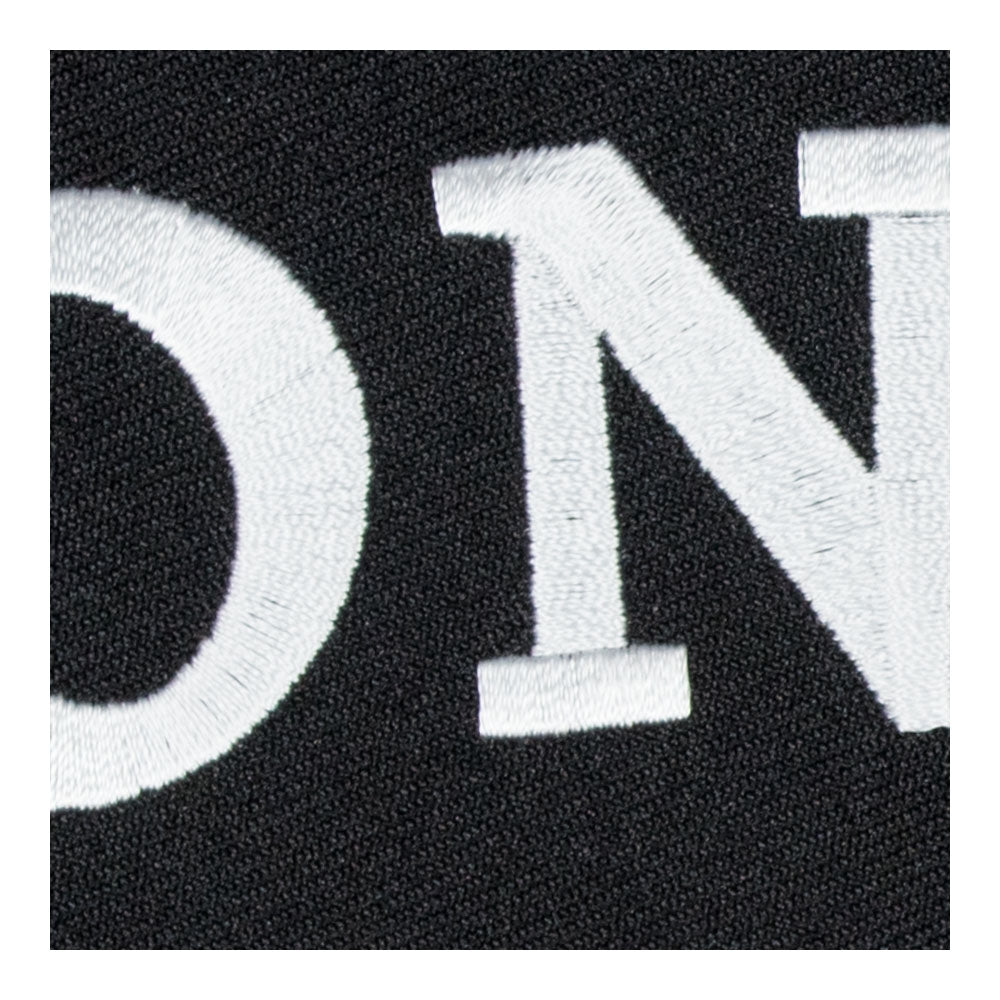 Lone Wolf Black & White Rocker Patch, Large Size — detail view 1
