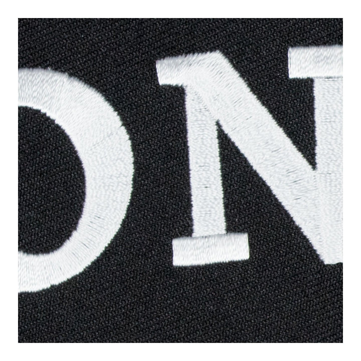 Lone Wolf Black &amp; White Rocker Patch, Large Size — detail view 1