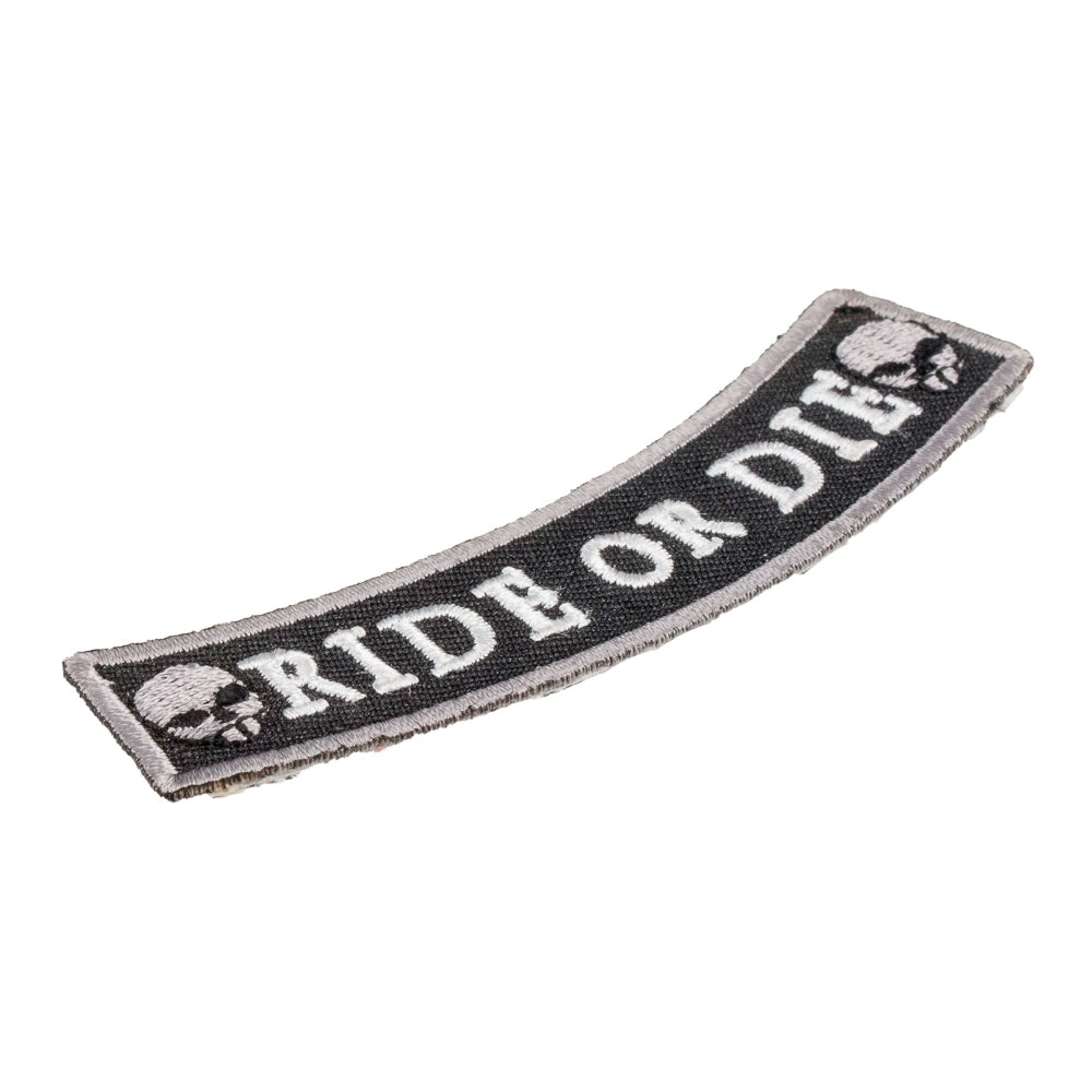 Ride or Die Skull Rocker Patch, Small Size — detail view 1