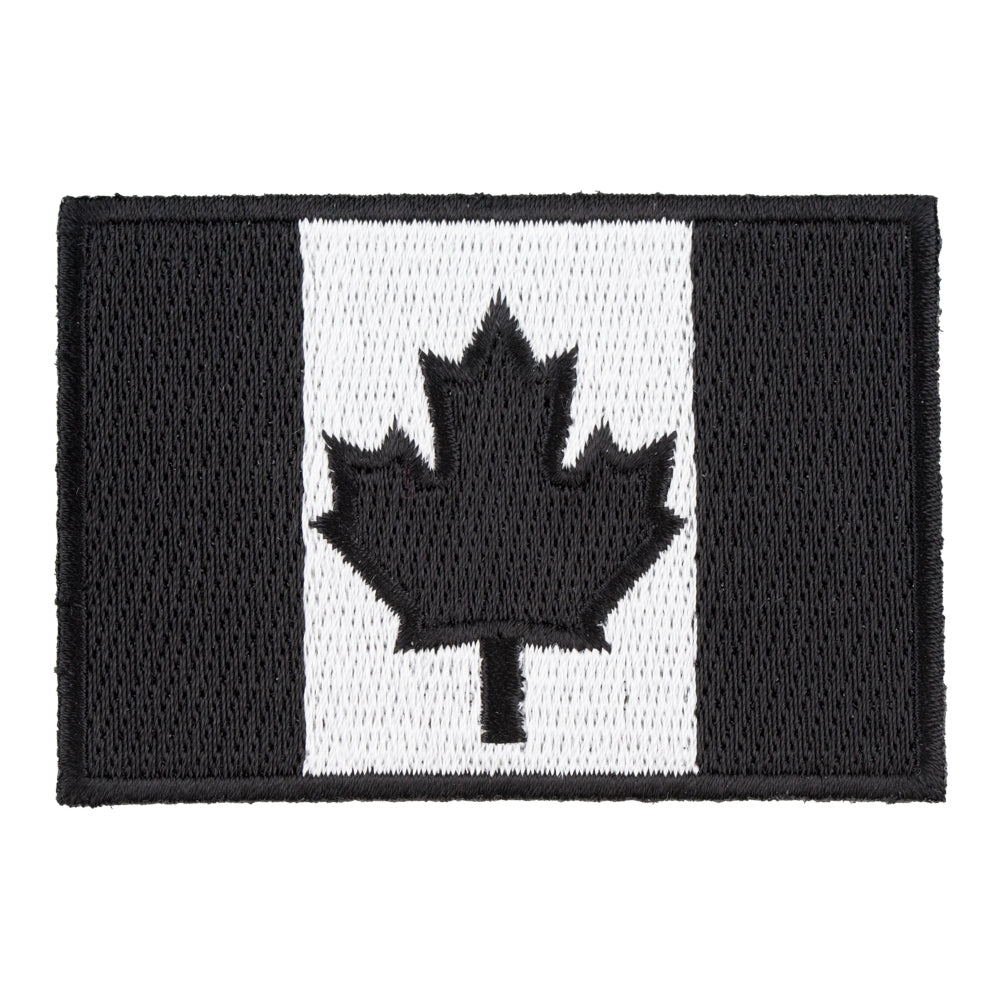 Canada Flag Black & White Patch, Canadian Patches — product image