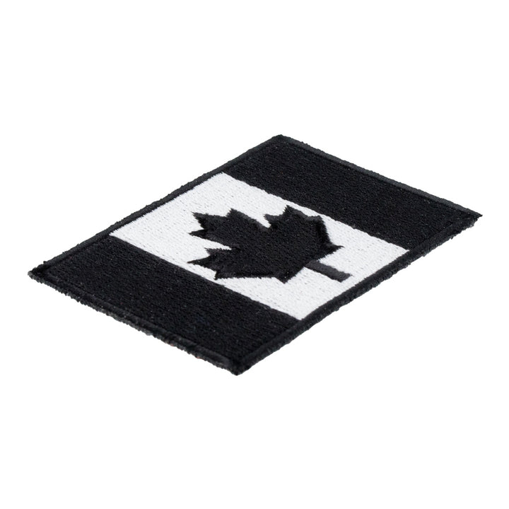 Canada Flag Black &amp; White Patch, Canadian Patches — detail view 1