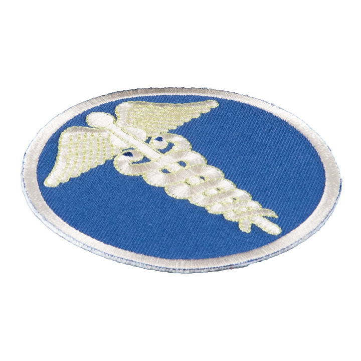 Blue Caduceus Symbol of Medicine Patch, Medical Patches — detail view 1