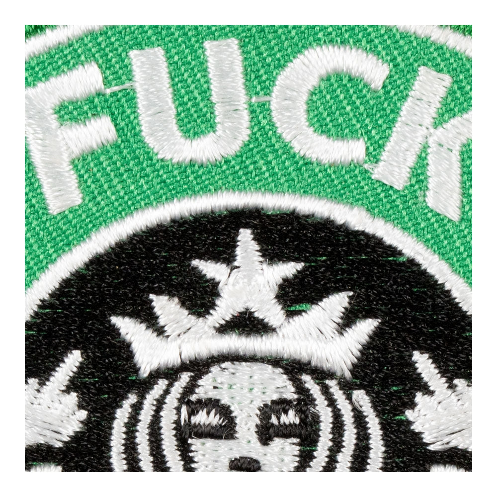 Fuck Off Green Mermaid Patch, Vulgar Patches — detail view 2