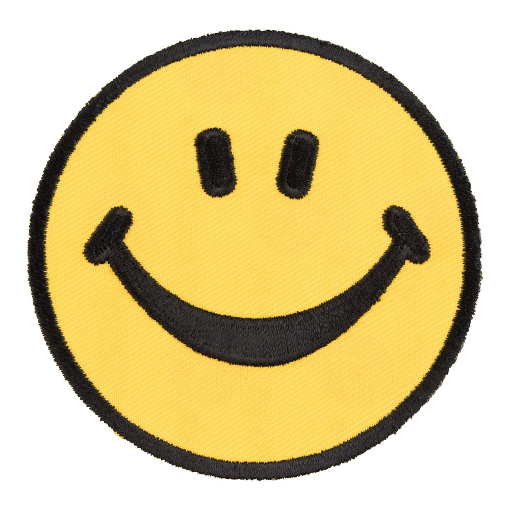 Yellow Smiley Face Patch, Children's Patches — product image