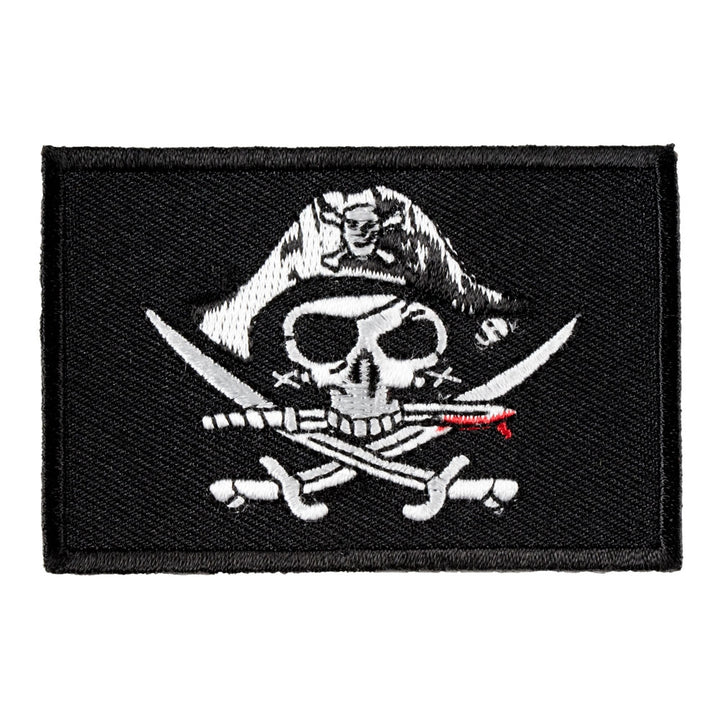 Pirate Deadman Swords Flag Patch, Pirate Patches — product image