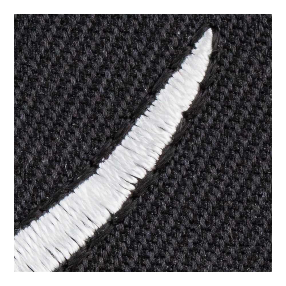 Pirate Flag Black &amp; White Patch, Pirate Patches — detail view 2
