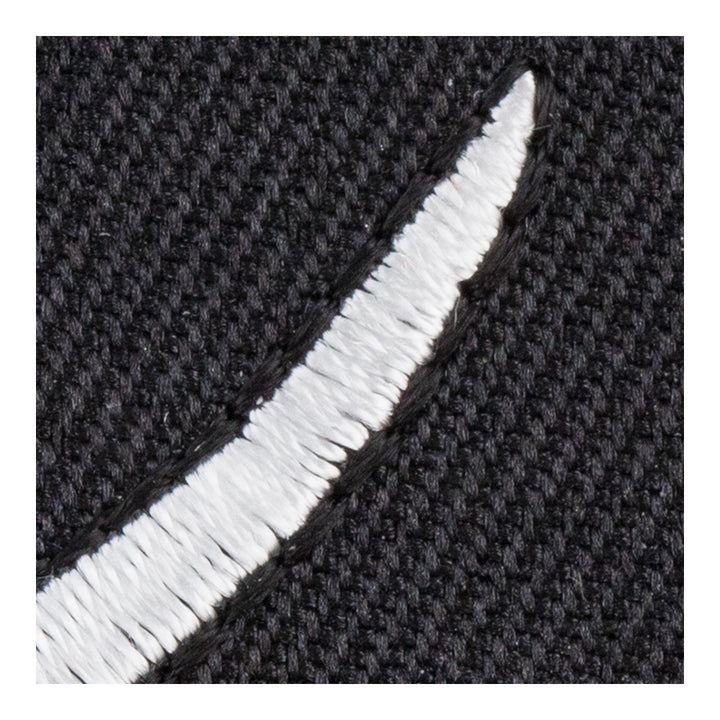 Pirate Flag Black &amp; White Patch, Pirate Patches — detail view 2