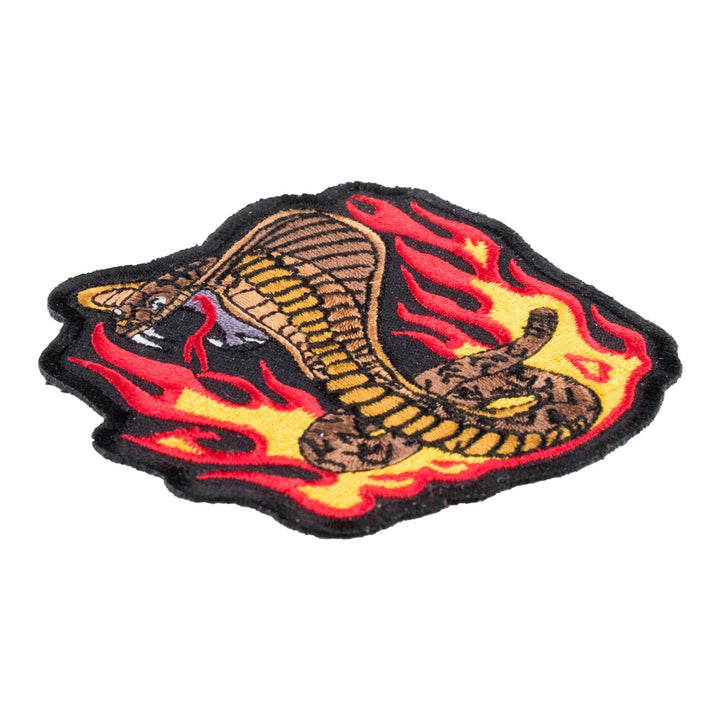 Cobra Snake In Flames Patch, Cobra Snake Patches — detail view 1