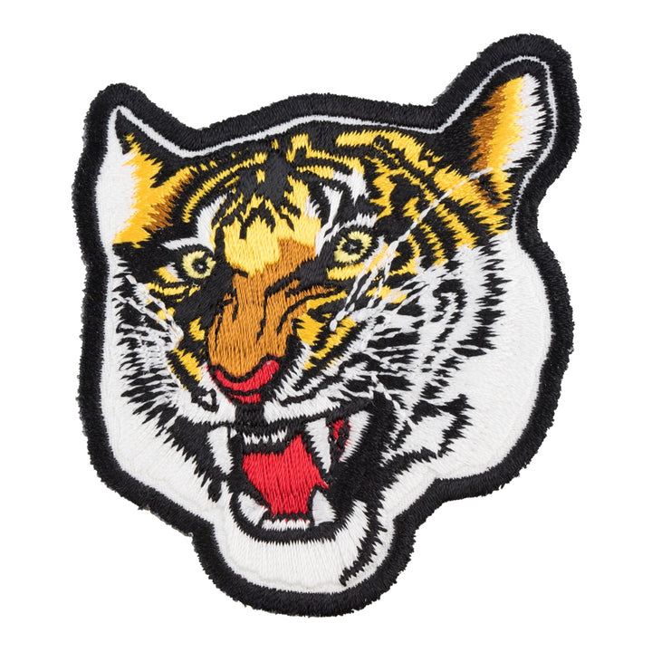 Yellow Tiger Head Patch, Bengal Tiger Patches — product image