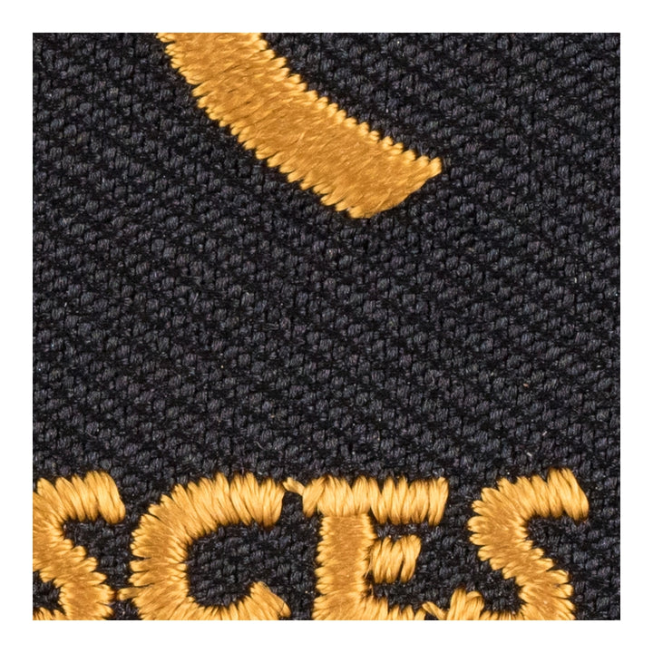 Zodiac Sign Pisces Black &amp; Gold Patch, Zodiac Patches — detail view 2