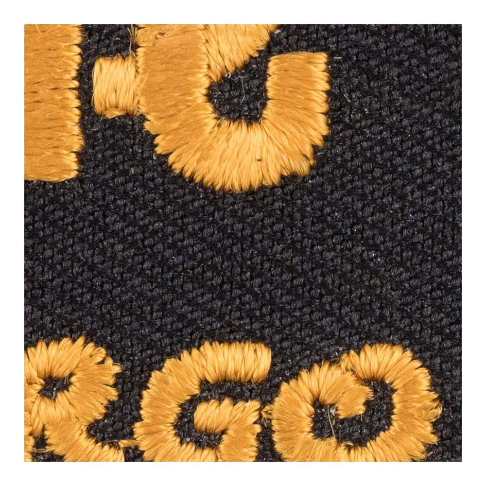 Zodiac Sign Virgo Black & Gold Patch, Zodiac Patches — detail view 1