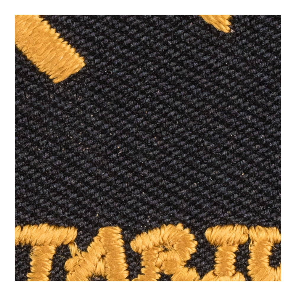 Zodiac Sagittarius Black &amp; Gold Patch, Zodiac Patches — detail view 2