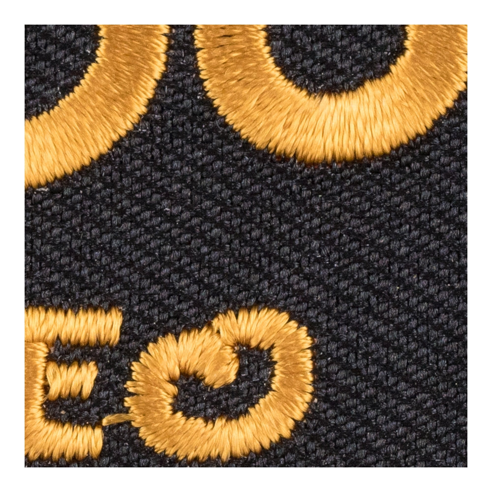 Zodiac Sign Leo Black &amp; Gold Patch, Zodiac Patches — detail view 2