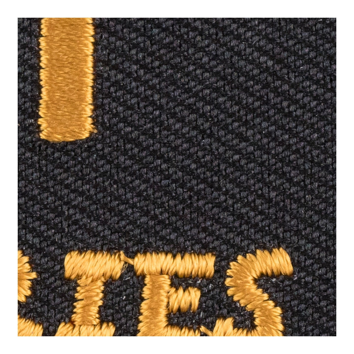 Zodiac Sign Aries Black &amp; Gold Patch, Zodiac Patches — detail view 2