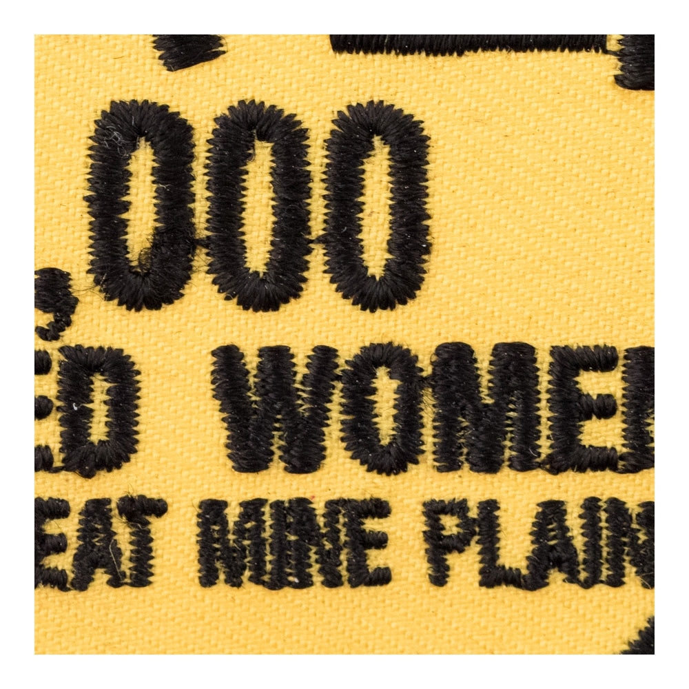 50,000 Battered Women Patch, Vulgar Sayings Patches — detail view 2