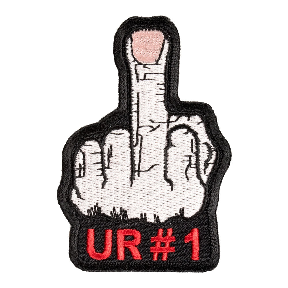 Middle Finger U R #1 Patch, Vulgar Patches — product image