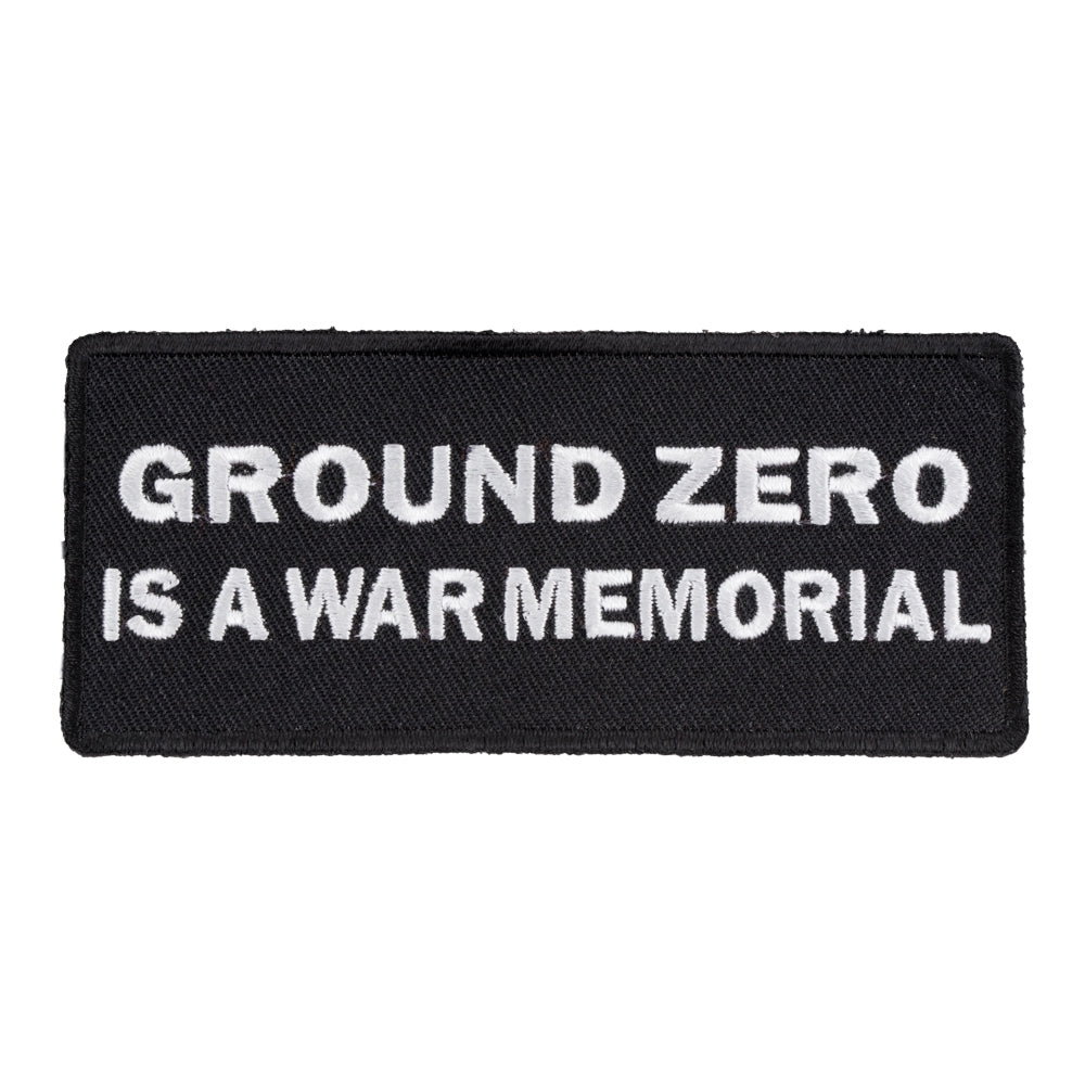 Ground Zero Is War Memorial Patch, 9-11 Memorial Patches — product image