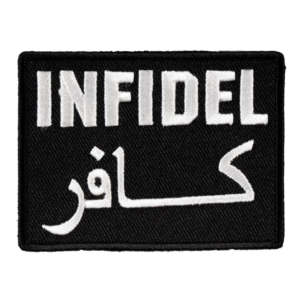 Infidel Arabic Writing Patch, Military & Patriotic Patches — product image