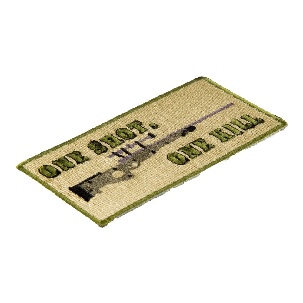 One Shot One Kill Sniper Patch, Military Sniper Patches — detail view 1