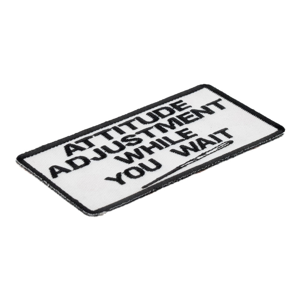 Attitude Adjustments Patch, Funny Sayings Patches — detail view 2