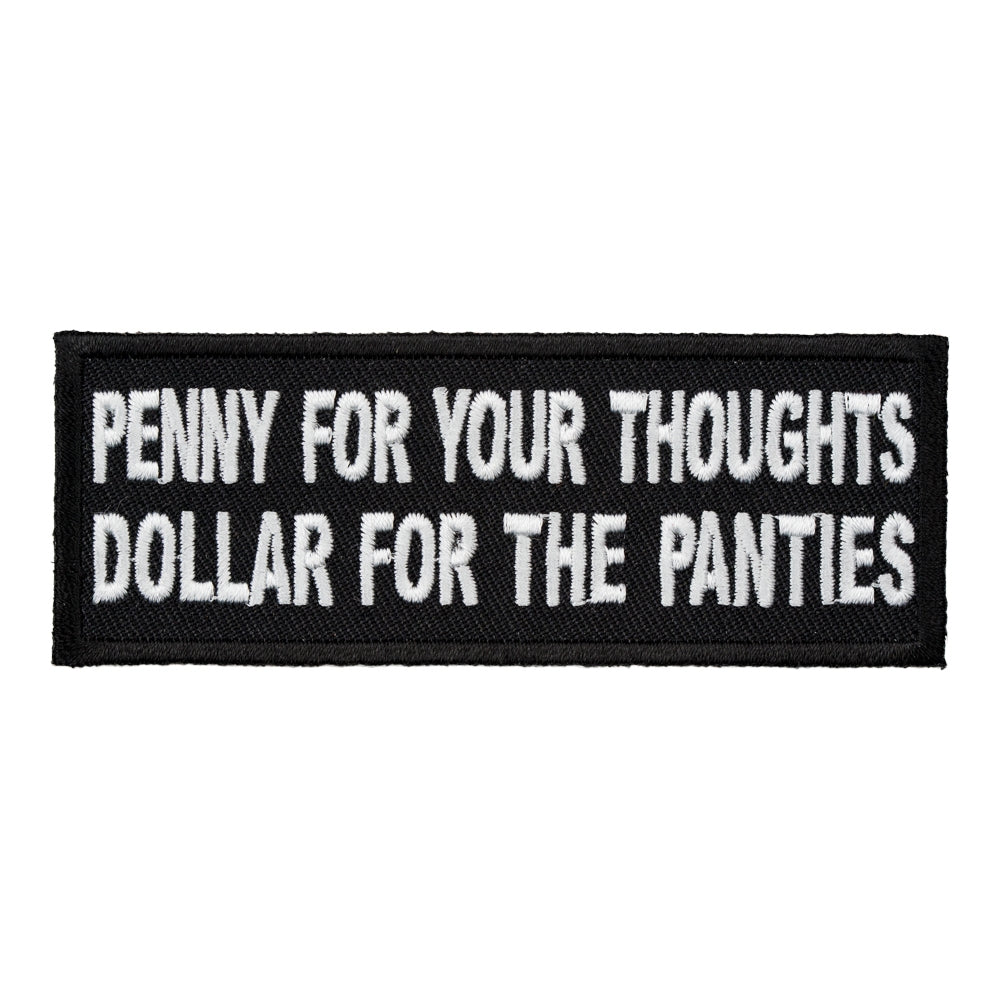 Penny For Your Thoughts Patch, Funny Patches — product image