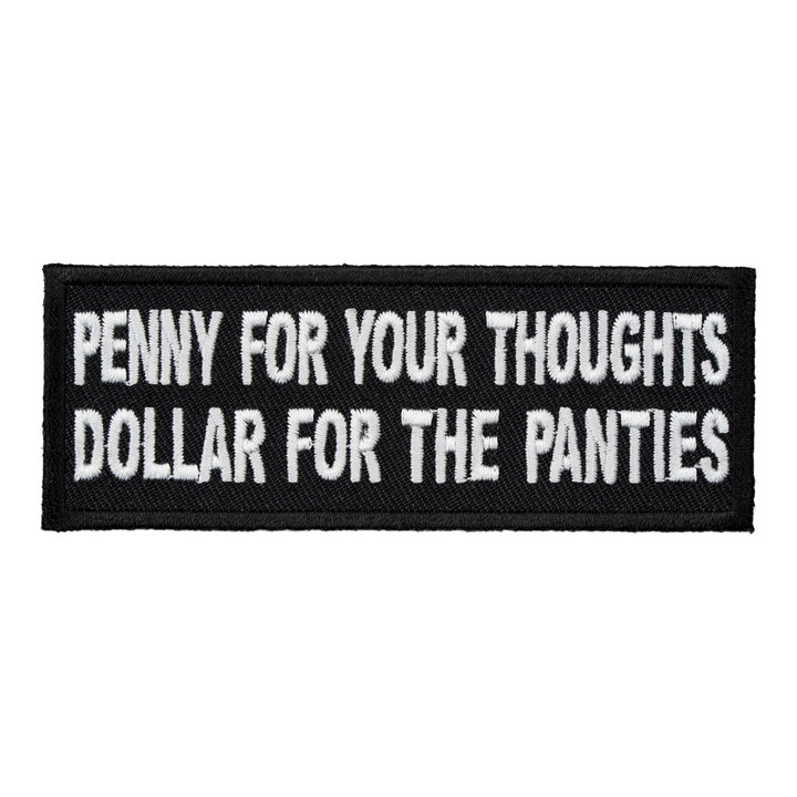 Penny For Your Thoughts Patch, Funny Patches — product image