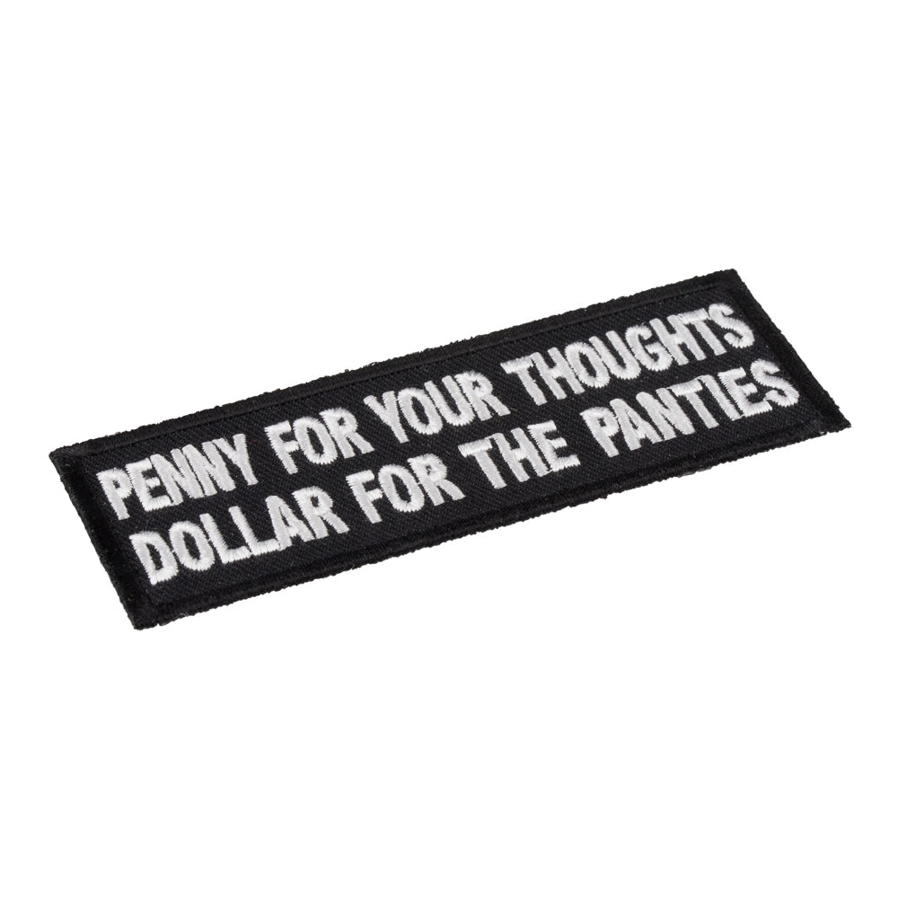 Penny For Your Thoughts Patch, Funny Patches — detail view 1