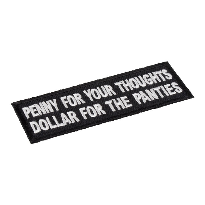 Penny For Your Thoughts Patch, Funny Patches — detail view 1