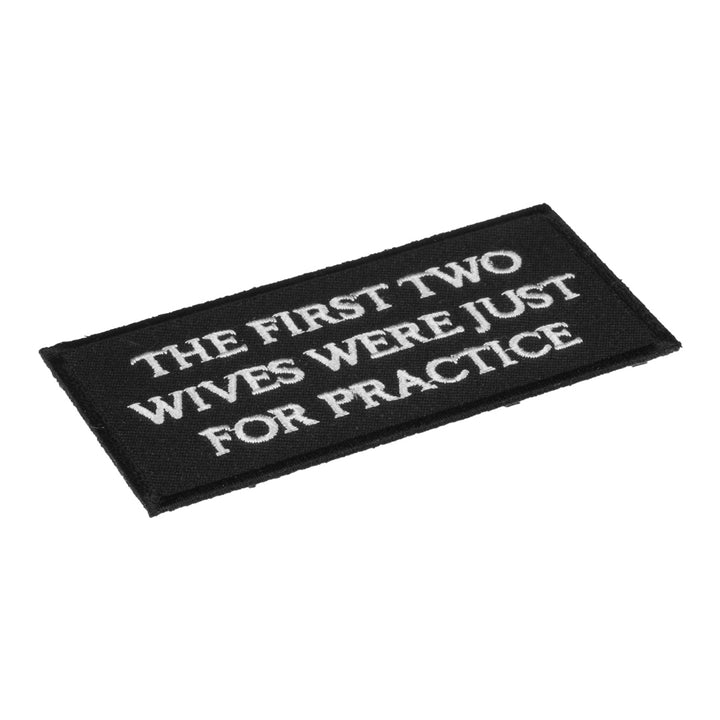 The First Two Wives Were Practice Patch, Funny Patches — detail view 1