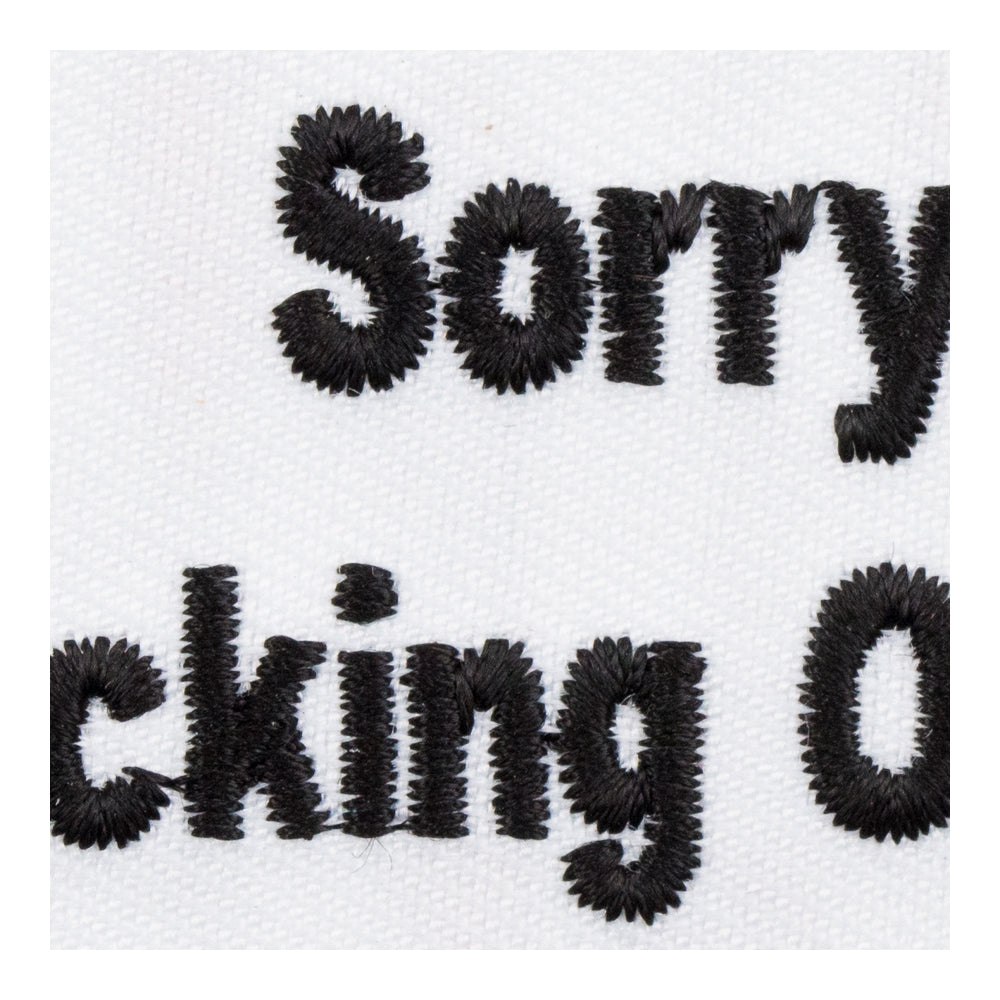 Sorry I&
