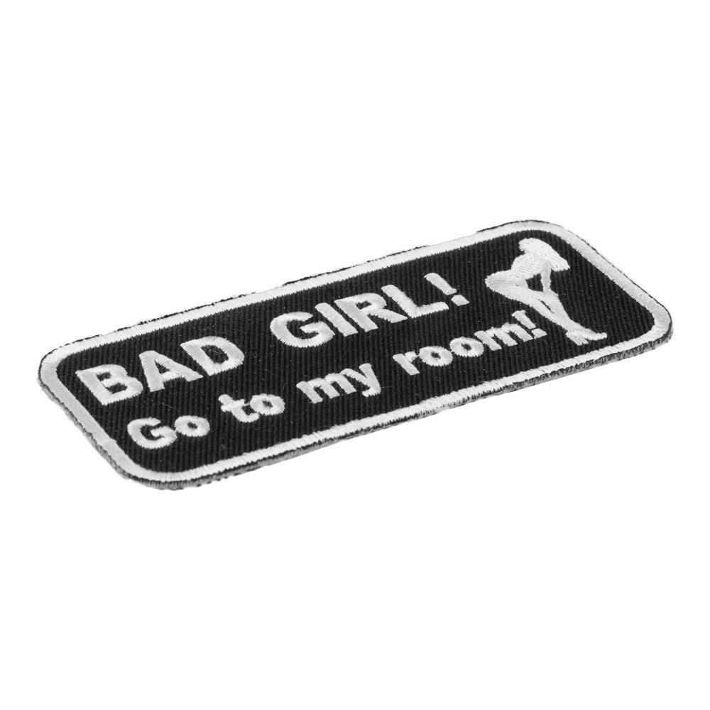 Bad Girl! Go To My Room Patch, Dirty Sayings Patches — detail view 1