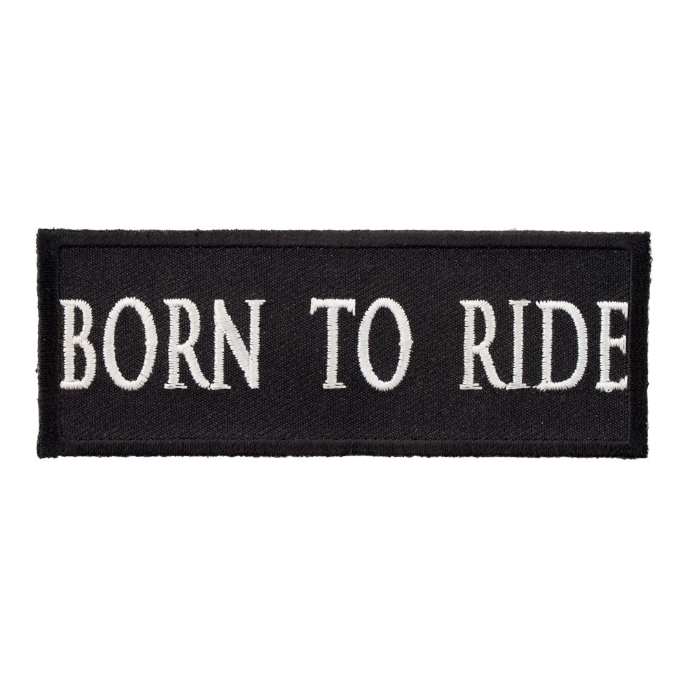 Born To Ride Patch, Biker Sayings Patches — product image
