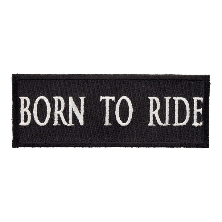 Born To Ride Patch, Biker Sayings Patches — product image