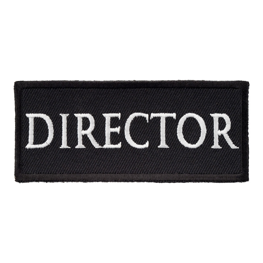 Director Black &amp; White Patch, Biker Club Patches — product image