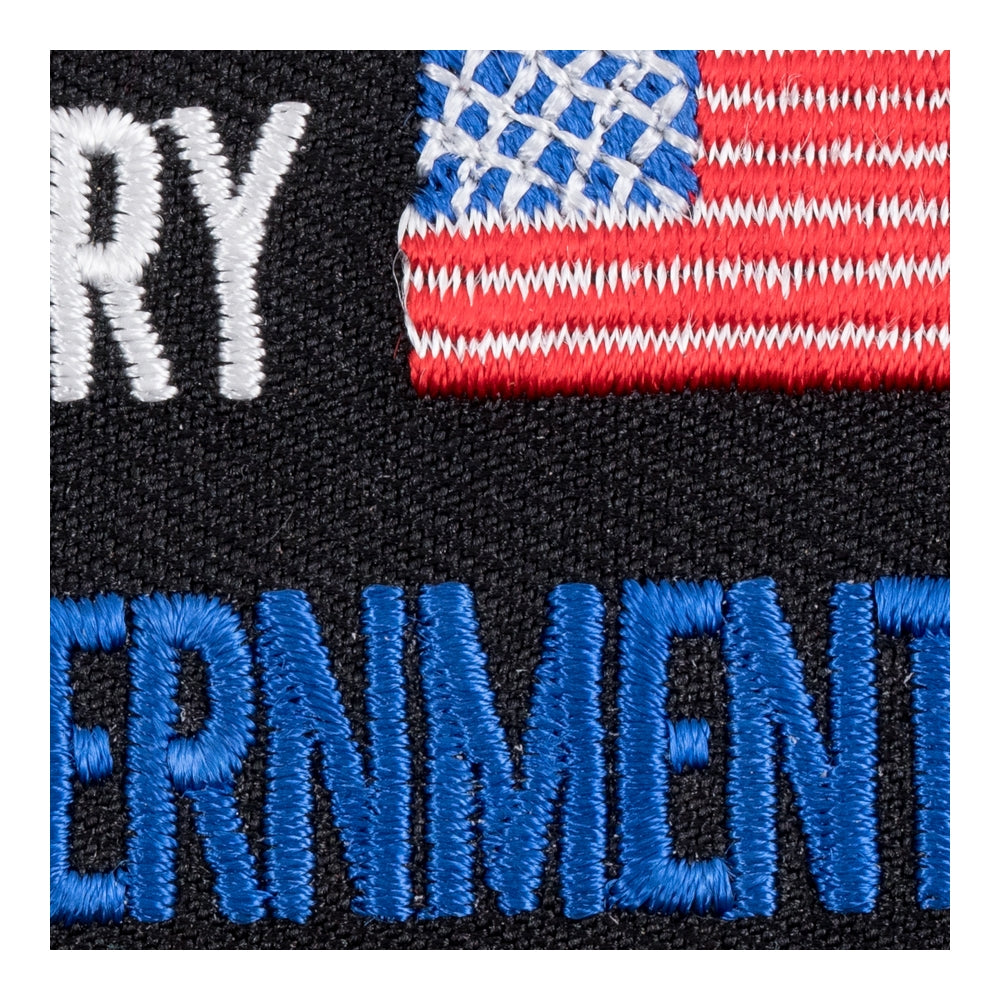 I Love My Country Fear Government Patch, Political Patches — detail view 2