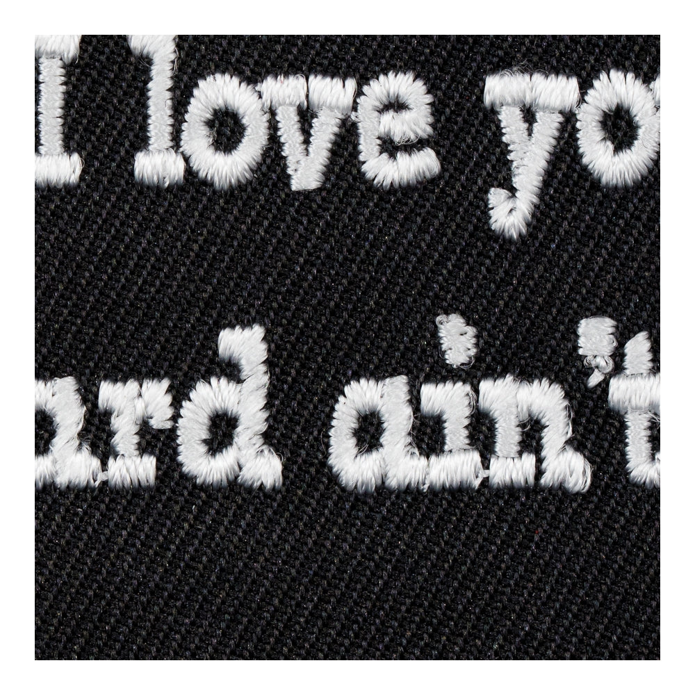 Of Course I Love You Patch, Vulgar Sayings Patches — detail view 2
