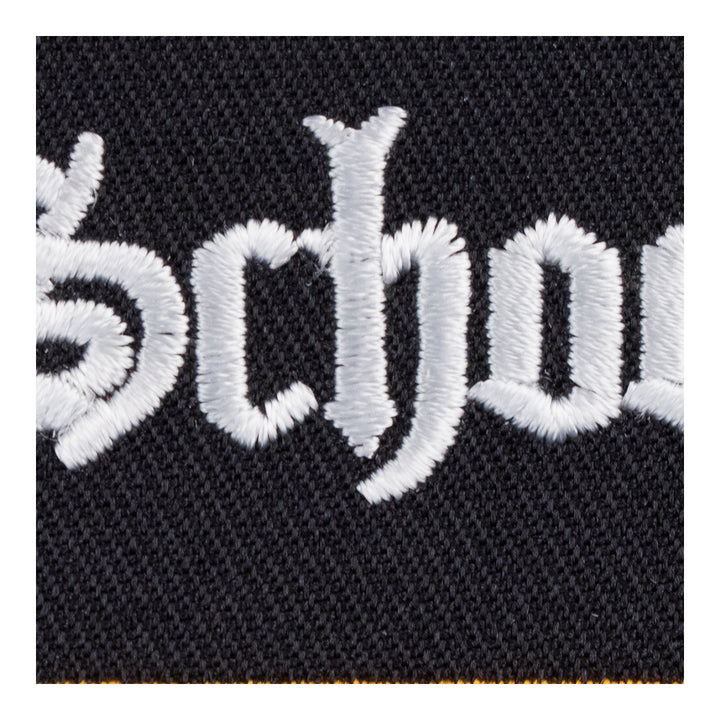 Old School Black &amp; White Patch, Biker Patches — detail view 2
