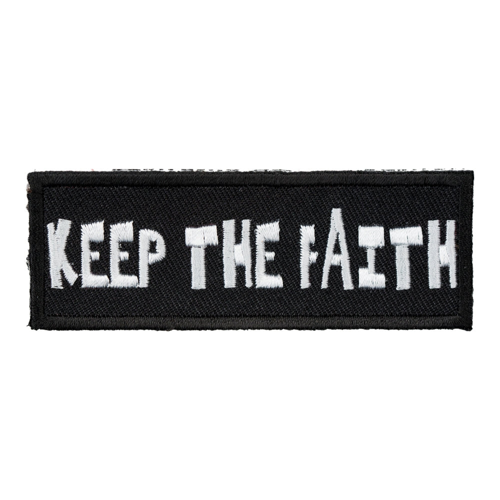 Keep The Faith Patch, Motivational Sayings Patches — product image